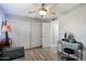 Bedroom with large closet and vanity at 4902 W Cypress St, Phoenix, AZ 85035