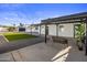 Relaxing backyard with patio cover and artificial turf at 538 N 74Th St, Scottsdale, AZ 85257