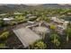 Aerial view of a property with an arena and desert landscaping at 5730 E Cielo N Run, Cave Creek, AZ 85331