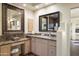 Modern bathroom with granite vanity and spacious design at 5730 E Cielo N Run, Cave Creek, AZ 85331