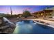 Peaceful pool and waterfall feature near the home at 5730 E Cielo N Run, Cave Creek, AZ 85331