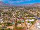 Aerial view of property and surrounding neighborhood at 6319 N Mockingbird Ln, Paradise Valley, AZ 85253