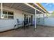 Covered patio with a table and chairs, great for relaxing at 6622 N 43Rd Ave, Glendale, AZ 85301