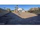 Large backyard with gravel and block wall at 669 S Saddle St, Gilbert, AZ 85233