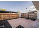 Private backyard with patio and wood fence at 8413 N 55Th Ave, Glendale, AZ 85302