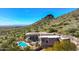 Aerial view of a luxury home with a pool and mountain views at 9020 N Flying Butte --, Fountain Hills, AZ 85268