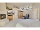 Serene bedroom with fireplace, home gym and mountain views at 10040 E Happy Valley Rd # 1047, Scottsdale, AZ 85255