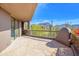 Stone patio with mountain views and bougainvillea at 10040 E Happy Valley Rd # 1047, Scottsdale, AZ 85255