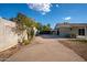 Spacious backyard featuring a large concrete patio at 1010 W 5Th Pl, Mesa, AZ 85201