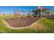 Community playground with swings and shaded play structure at 10421 E Cliffrose Ln, Florence, AZ 85132