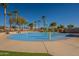 Community splash pad with colorful spray features for  at 10421 E Cliffrose Ln, Florence, AZ 85132