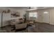 Living room with hardwood floors and comfortable seating at 1069 N 84Th Pl, Scottsdale, AZ 85257