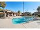 Relaxing pool area with covered patio and storage at 1069 N 84Th Pl, Scottsdale, AZ 85257