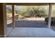 Covered patio with view of backyard and trees at 1120 S 232Nd Ave, Buckeye, AZ 85326