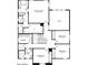 Second floor plan with primary suite and other bedrooms at 14428 W Faye Way, Surprise, AZ 85387