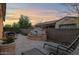 Serene water feature in a backyard patio setting at 1713 E Amaranth Trl, Queen Creek, AZ 85140
