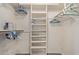 Walk-in closet with shelves and hanging rods at 2505 S Copperwood Ave, Mesa, AZ 85209