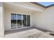 Covered patio with sliding glass doors at 25224 N 159Th Dr, Surprise, AZ 85387