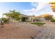 Artificial turf, gravel, and flagstone backyard at 3583 N Brooklyn Dr, Buckeye, AZ 85396