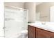 Bathroom boasts a large shower and modern vanity at 3583 N Brooklyn Dr, Buckeye, AZ 85396