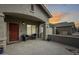 Welcoming front porch with seating and desert landscaping at 44192 W Canyon Creek Dr, Maricopa, AZ 85139