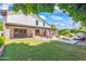 Large backyard with giant chessboard and grassy lawn at 5112 N 35Th St, Phoenix, AZ 85018