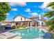 Inviting kidney-shaped pool with spacious patio and backyard at 5112 N 35Th St, Phoenix, AZ 85018