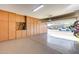 Spacious garage with lots of storage and mountain views at 5826 W Plum Rd, Phoenix, AZ 85083