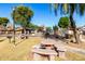 Community picnic area with tables and benches at 6421 S Stanley Pl # C, Tempe, AZ 85283