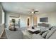 Open concept living room, kitchen and laundry area at 706 E Washington St # 202, Phoenix, AZ 85034