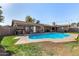 Relaxing kidney-shaped pool with spacious patio area at 1018 W Ivanhoe St, Chandler, AZ 85224