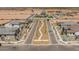 Aerial view of community entrance with landscaped median at 10184 S Bickwell Trl, Apache Junction, AZ 85120