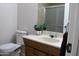 Bathroom with toilet, vanity, and shower at 11042 N 28Th Dr # 136, Phoenix, AZ 85029