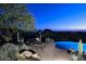 Expansive pool with seating area and stunning mountain views at 12887 N 135 St, Scottsdale, AZ 85259