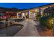 Expansive backyard with pool and outdoor kitchen area at 12950 N 119Th St, Scottsdale, AZ 85259