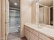 Updated bathroom with a single sink, bathtub, and shower at 12950 N 119Th St, Scottsdale, AZ 85259