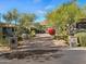 Landscaped driveway leading to a beautiful home at 12950 N 119Th St, Scottsdale, AZ 85259