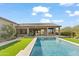 Expansive pool and patio with a beautiful view at 13222 E Ranch Gate Rd, Scottsdale, AZ 85255