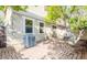 Cozy backyard patio featuring brick pavers and a shaded seating area at 1421 N 80Th Ln, Phoenix, AZ 85043