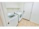 Convenient laundry room with washer and dryer included at 1421 N 80Th Ln, Phoenix, AZ 85043