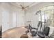 Home gym with various exercise equipment at 14216 S Canyon Dr, Phoenix, AZ 85048