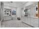 Spa-like Primary bathroom with double vanity and soaking tub at 17708 N 92Nd St, Scottsdale, AZ 85255