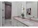 Double vanity bathroom with modern fixtures and a separate bathtub at 17708 N 92Nd St, Scottsdale, AZ 85255