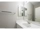 Clean bathroom with white quartz vanity and updated fixtures at 2250 E Deer Valley Rd # 48, Phoenix, AZ 85024