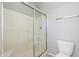 Clean bathroom with a shower stall and toilet at 2250 E Deer Valley Rd # 48, Phoenix, AZ 85024