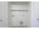 Laundry room with built-in shelving at 2250 E Deer Valley Rd # 48, Phoenix, AZ 85024