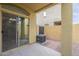 Cozy patio with sliding door access and AC unit at 2250 E Deer Valley Rd # 48, Phoenix, AZ 85024