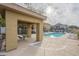 Community pool with covered seating and lounge chairs at 2250 E Deer Valley Rd # 48, Phoenix, AZ 85024