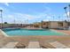 Relaxing community pool with lounge chairs at 2701 E Allred Ave # 110, Mesa, AZ 85204