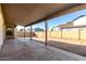 Covered patio provides shaded outdoor space at 2716 N 88Th Ln, Phoenix, AZ 85037